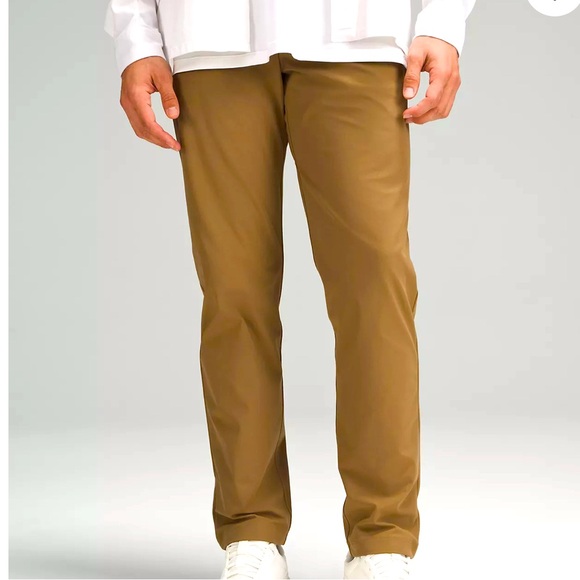 Lululemon ABC Men's Dark Brown Pants 32”L, 33 Waist - Picture 1 of 6